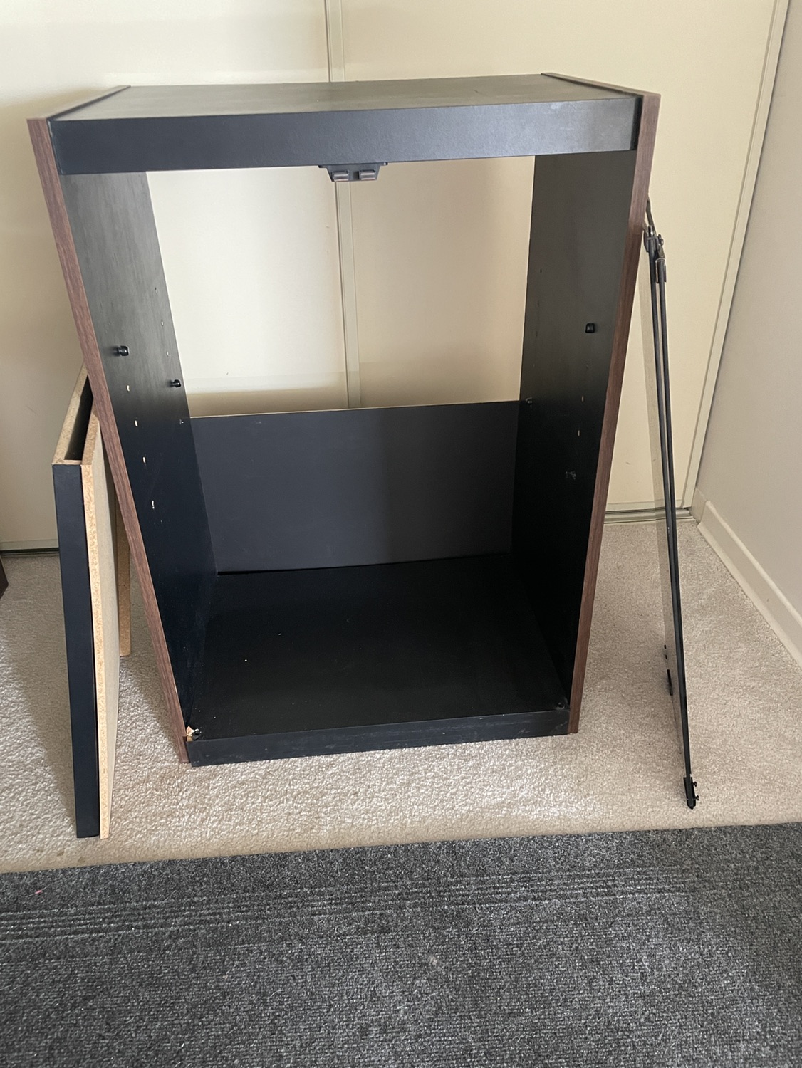 stereo stand with glass doors #freecycle thumbnail