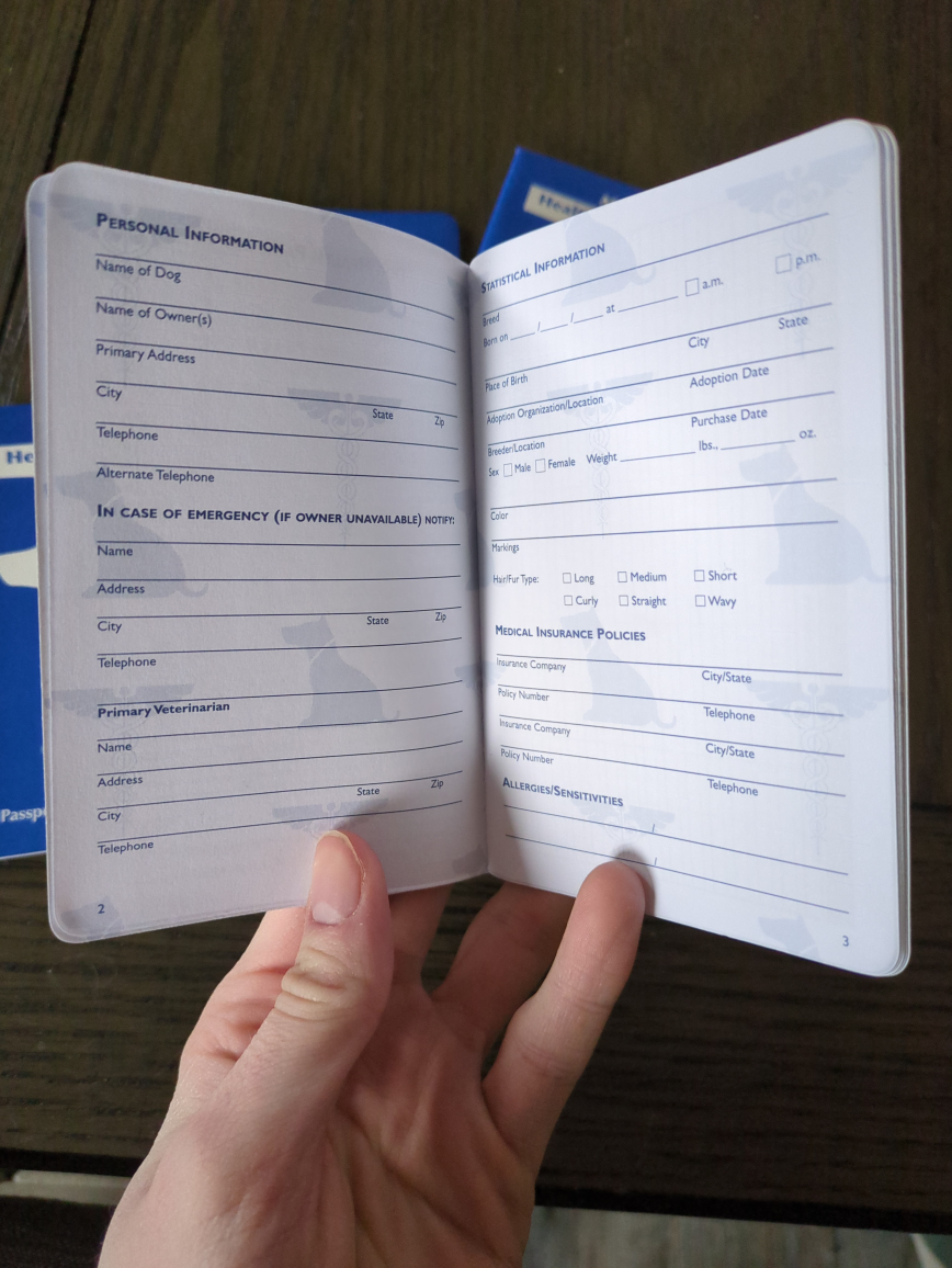 #freecycle Dog Passports - photo 3