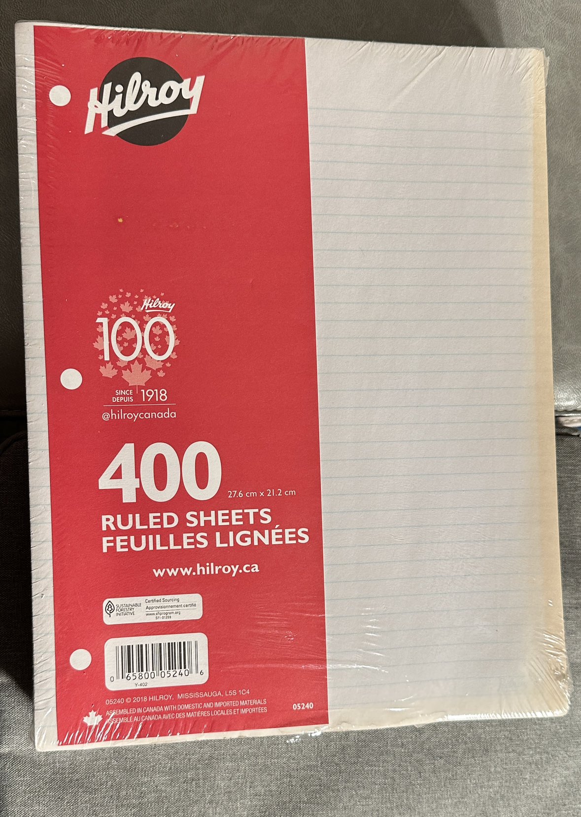Ruled sheet