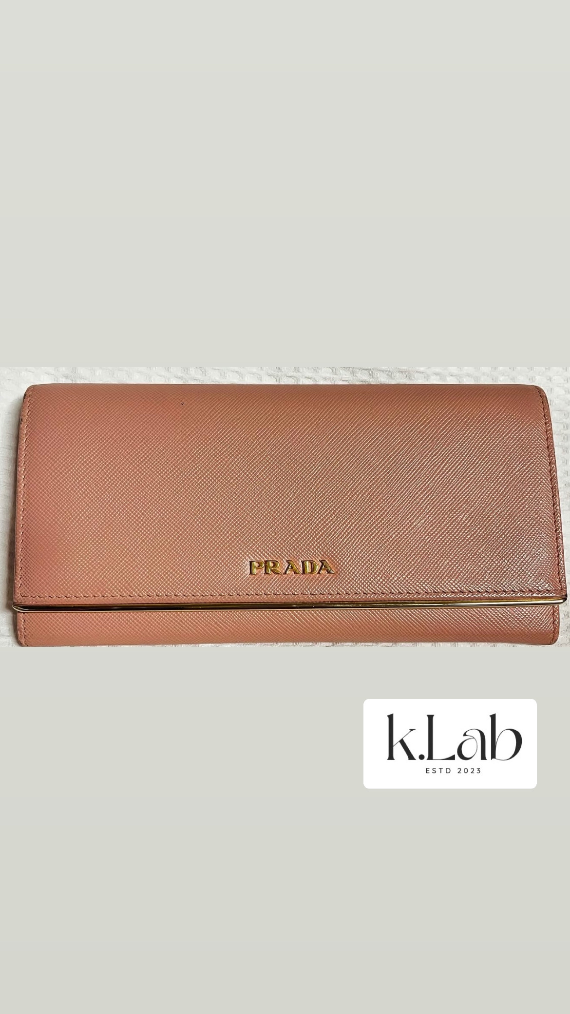 Prada Saffiano leather pink preloved thumbnail