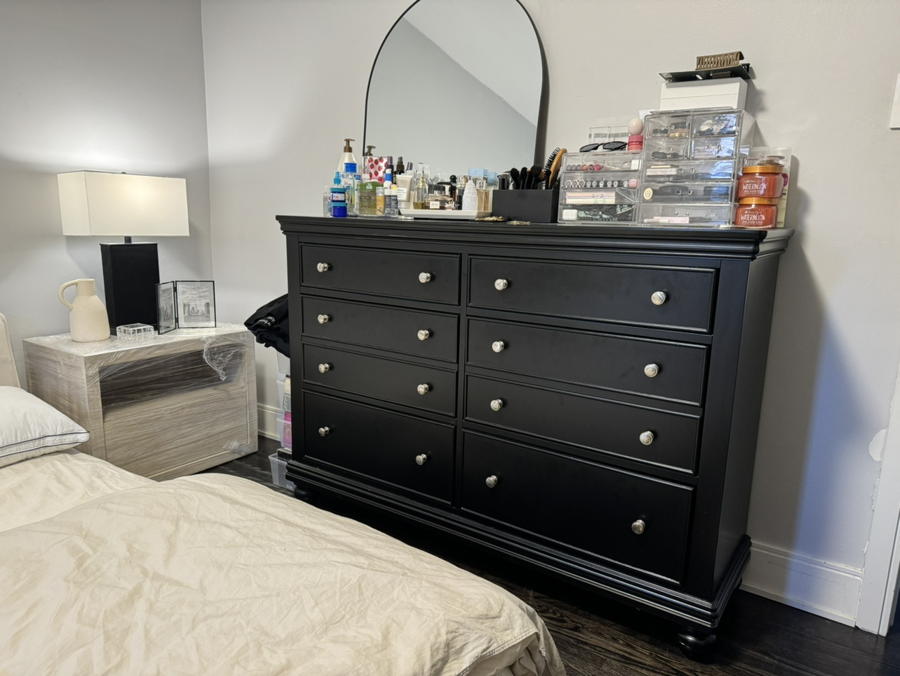 Black 6 drawer dresser (The Brick)