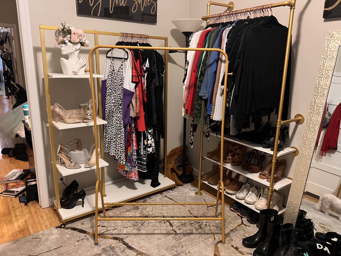 Clothing rack (gold) - photo 2