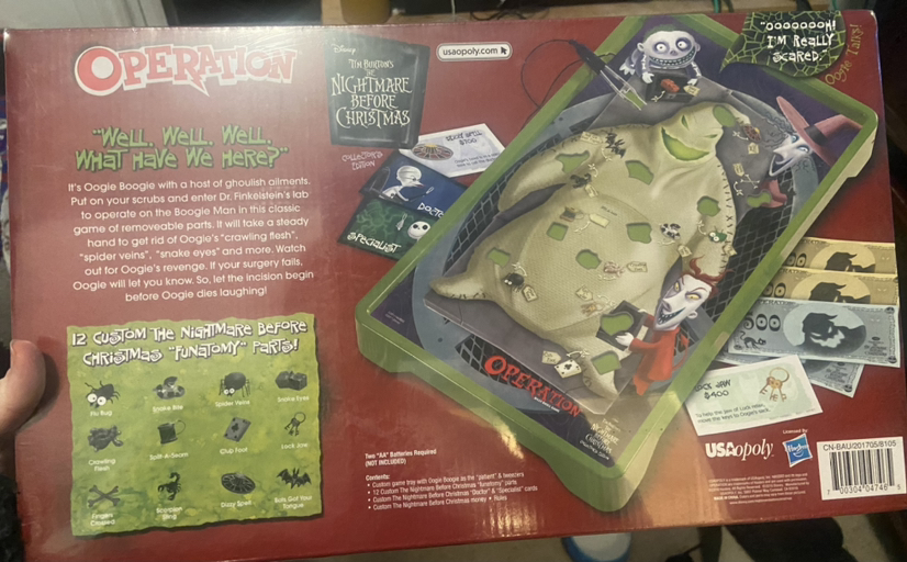OPERATION game - Nightmare Before Christmas - photo 2