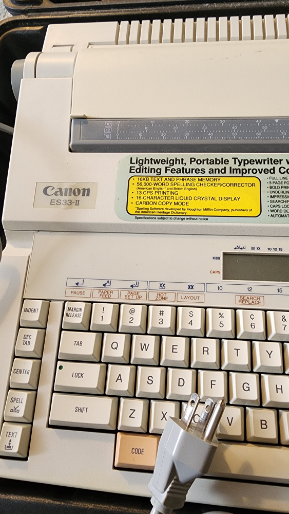 Canon typewriter thumbnail