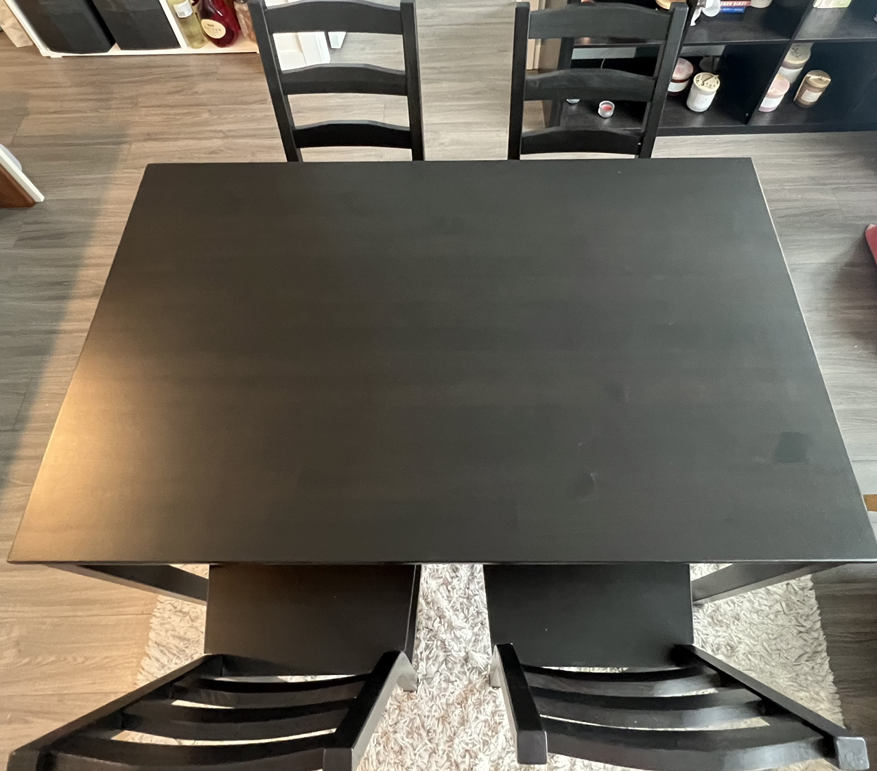 Dining table set (4) for sale (4 chairs + table) - photo 5