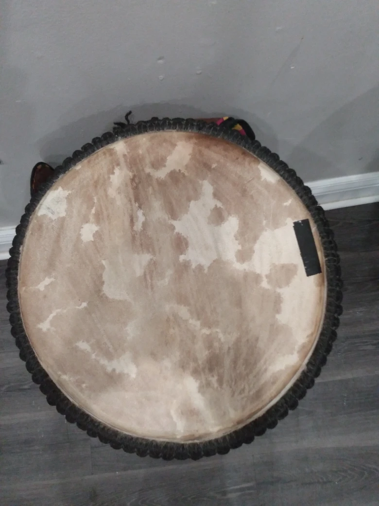 hand carved djembe drum - photo 3
