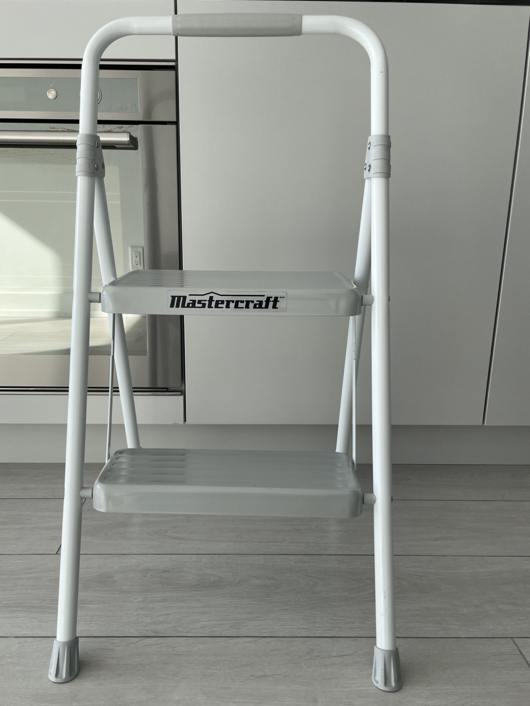 Mastercraft 2-Step Metal Folding Step stool
