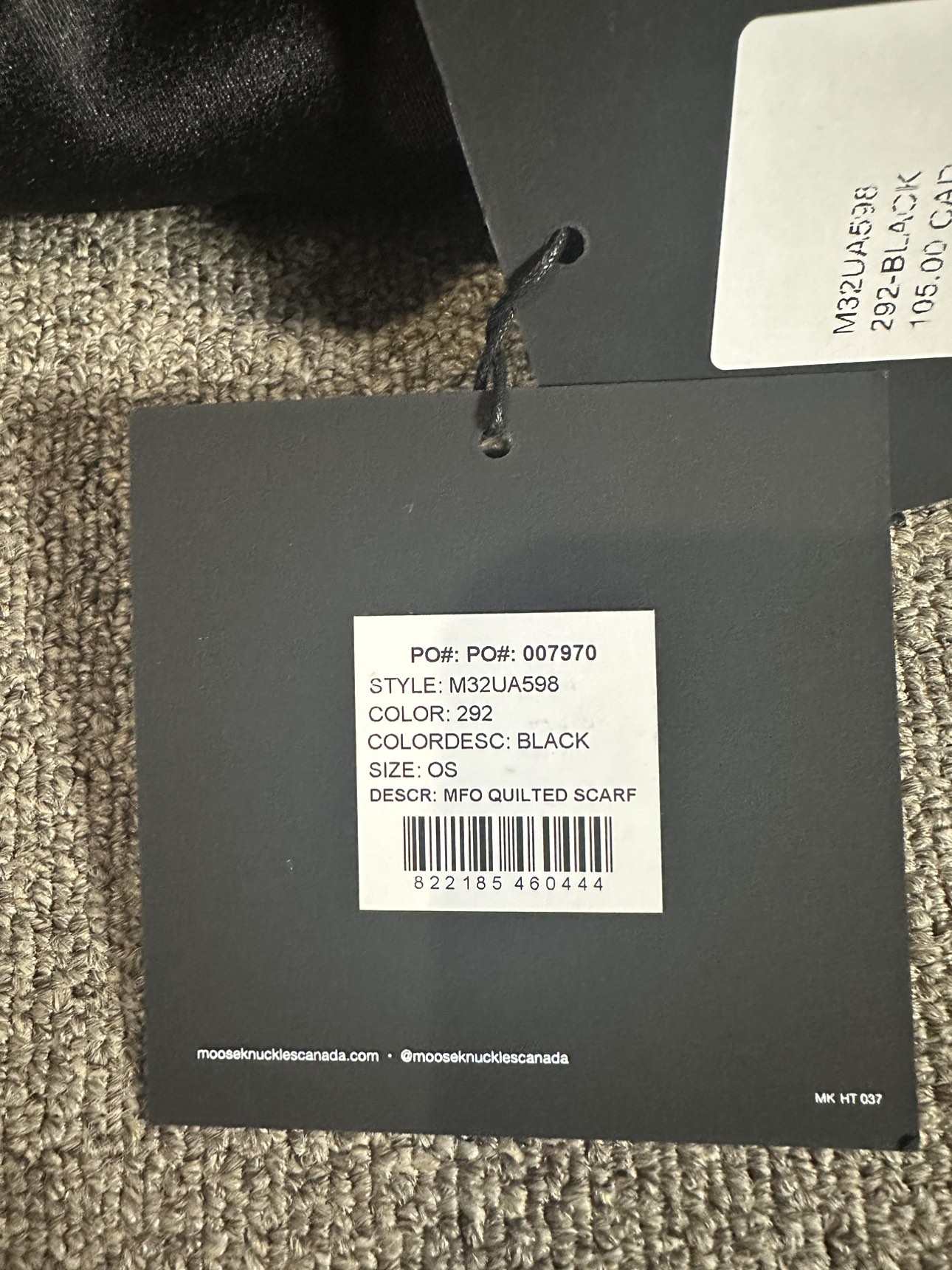 MOOSE KNUCKLE puffed scarf image indicator(4)