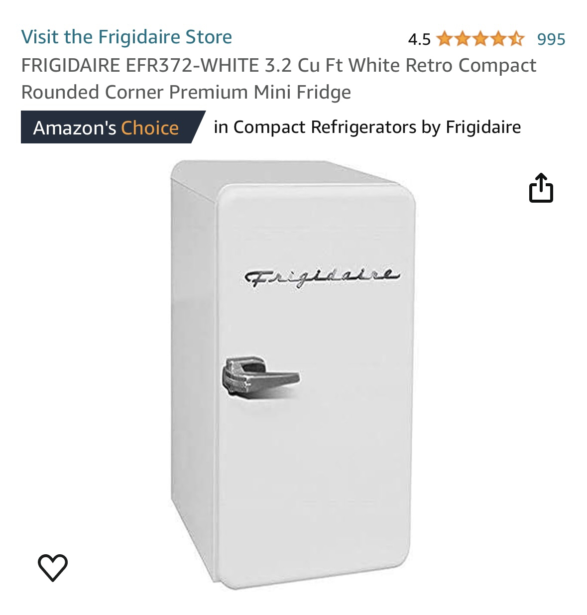 New mini fridge