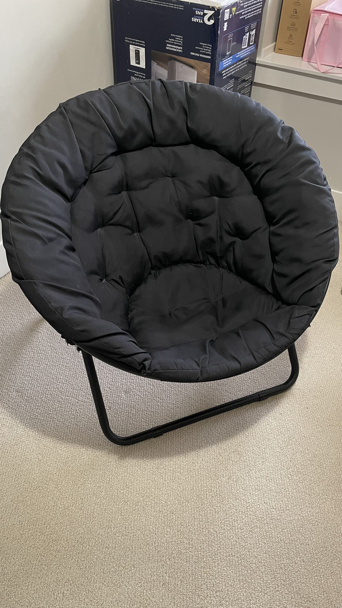 Foldable Cozy Chair (Black) - photo 2