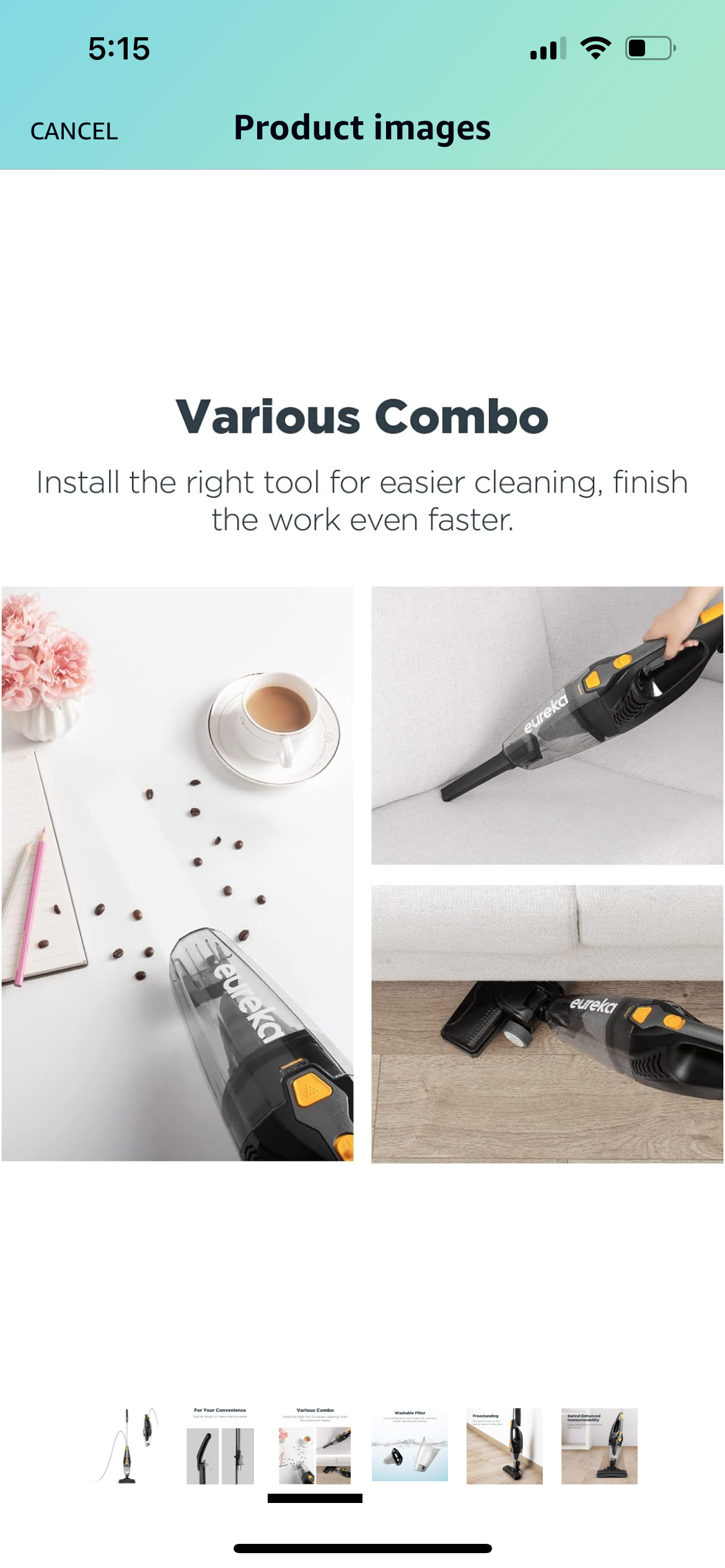 Eureka Lightweight Stick Vacuum Cleaner - photo 2