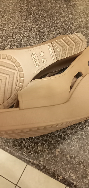 womans wedge crocs size 7 but fits more like a 6.5 - photo 4