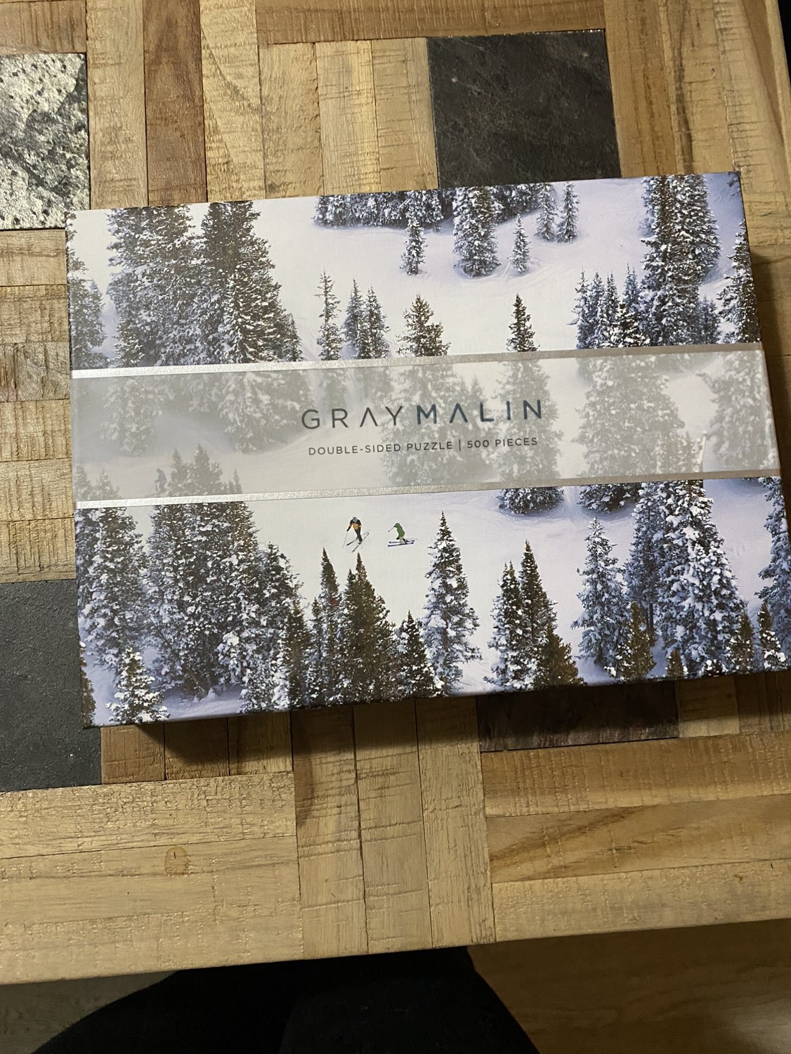 Winter puzzle - double sided