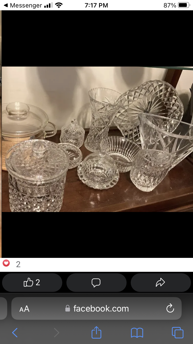 Glass kitchen jars , crystals, brand new pan with glass lid image indicator(2)