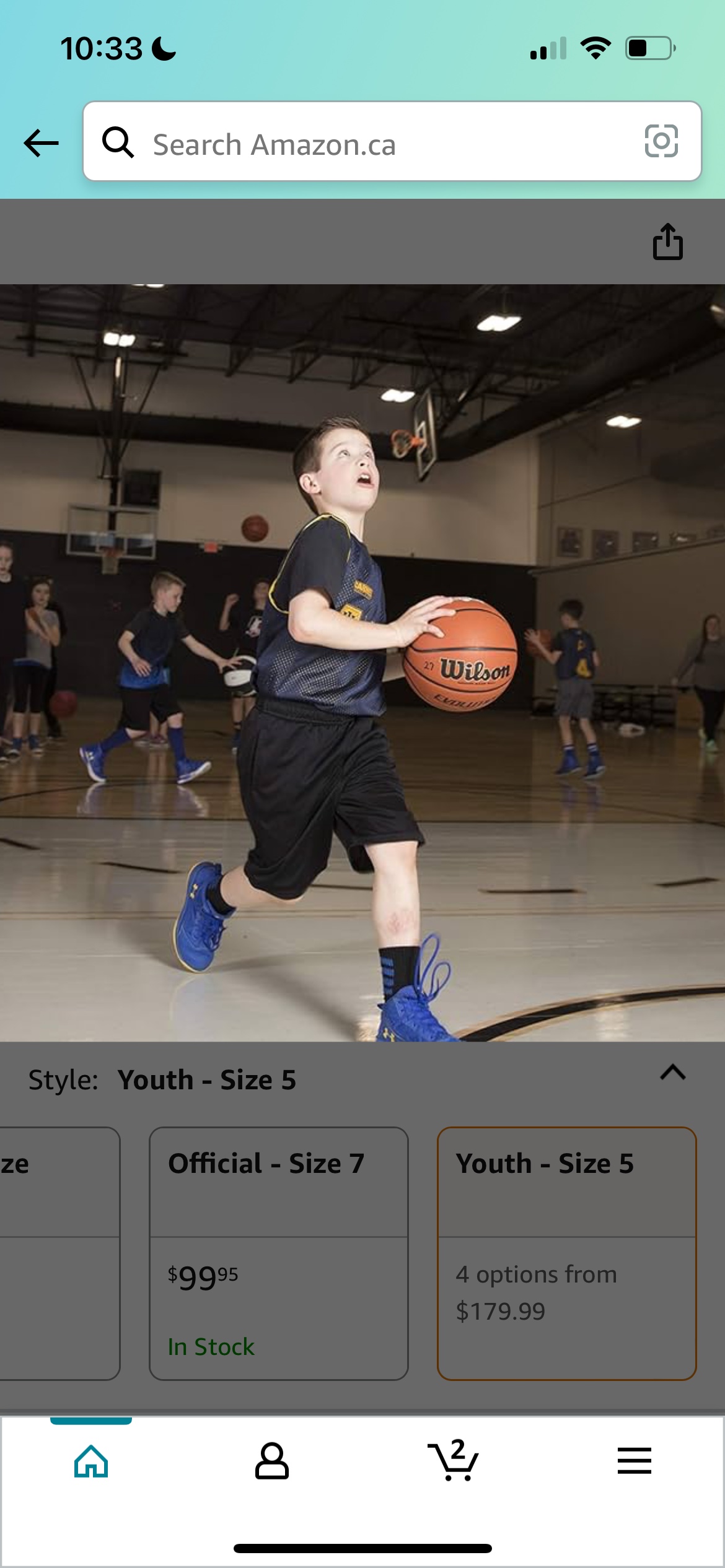 Wilson Evolution Black Edition Official Basketball Youth (27.5) - photo 4