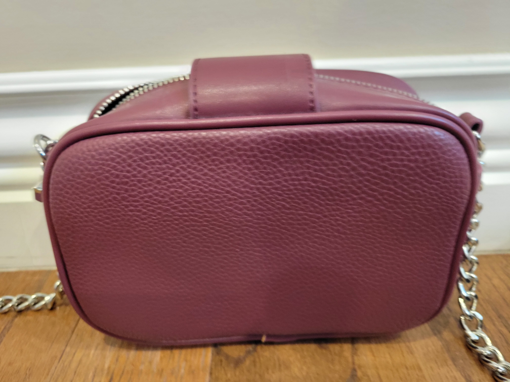 🏈 Brand New Small Crossbody Bag (Burgundy) Addition Elle image indicator(8)