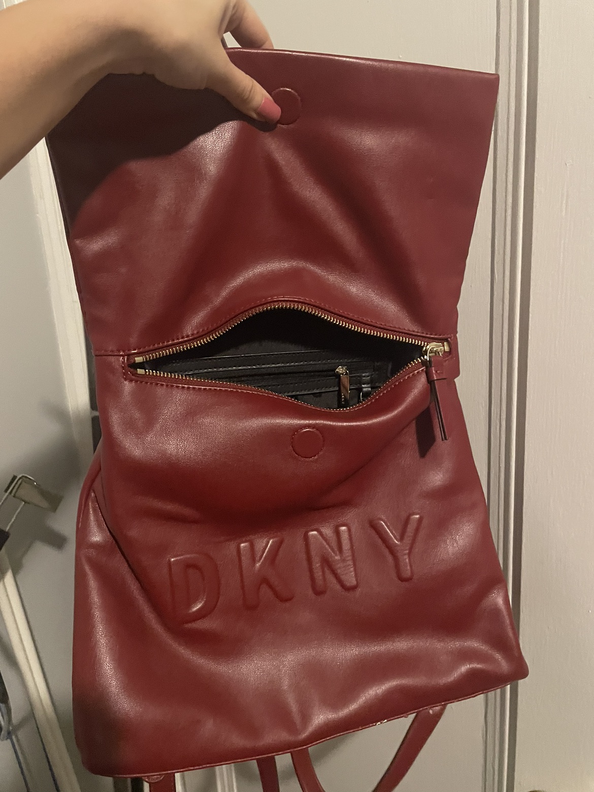 DKNY Leather backpack image indicator(3)