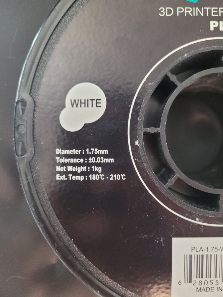 AMZ3D 1.75mm White PLA 3D Printer Filament image indicator(3)
