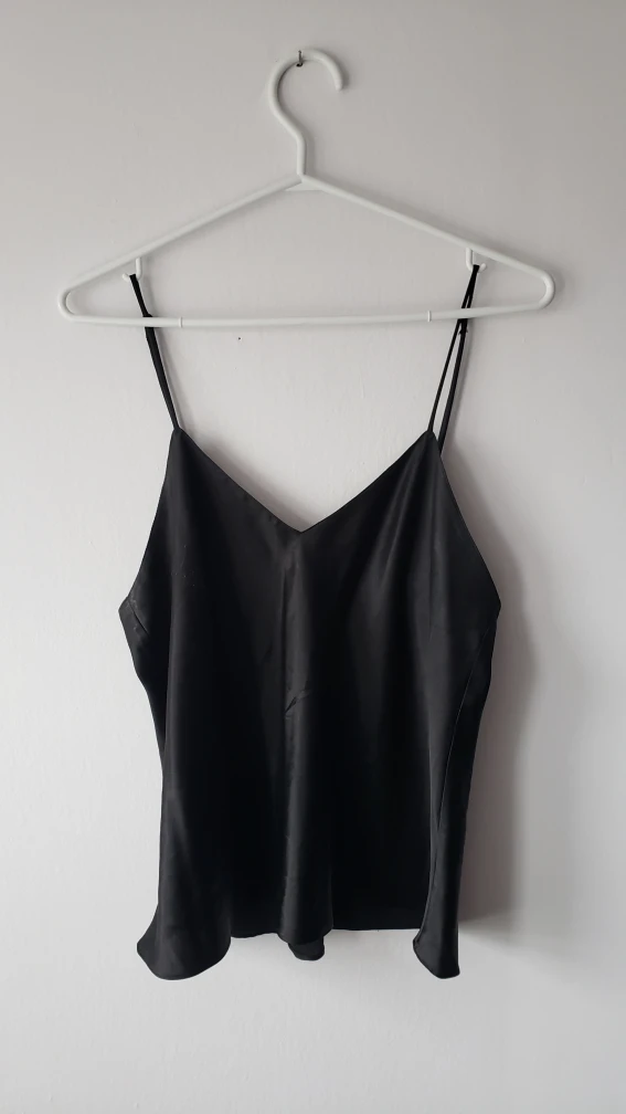 black satin top thumbnail