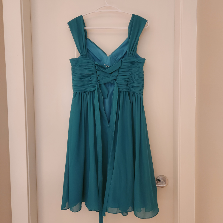 Bridesmaid dress Emerald Green 🏈 image indicator(3)