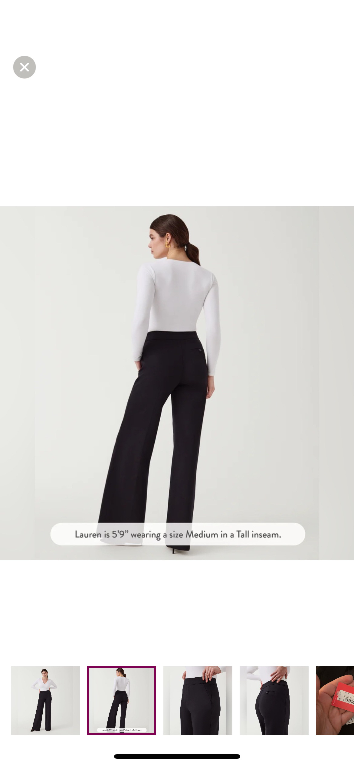 NWT Spanx The Perfect Pant, Wide Leg - photo 2