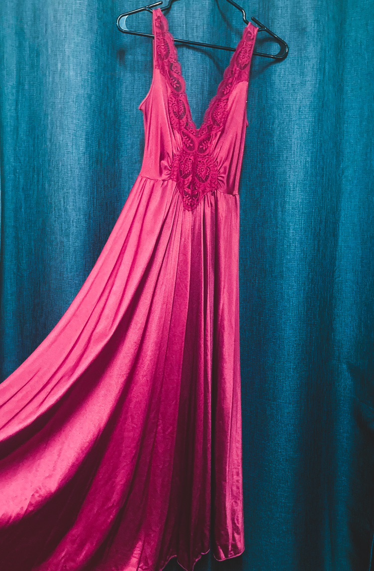 Authentic vintage cherry dress thumbnail
