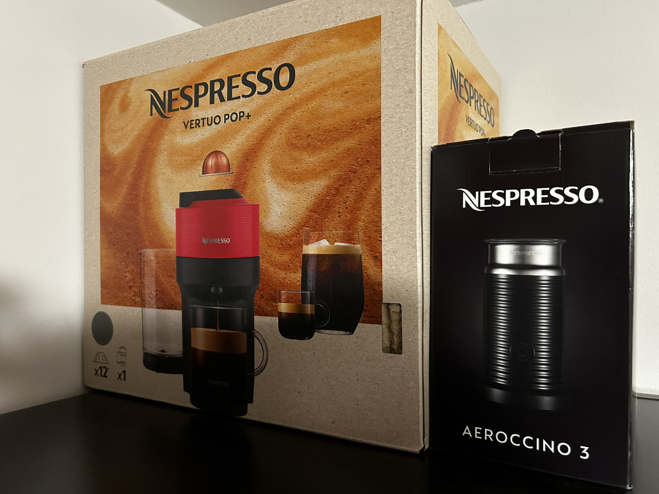 Nespresso machine + Aeroccino