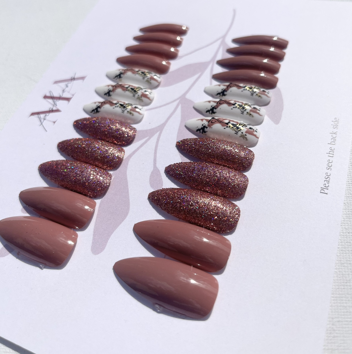 Press on nails (free nail care kit) FREE DELIVERY on 3 sets - photo 2