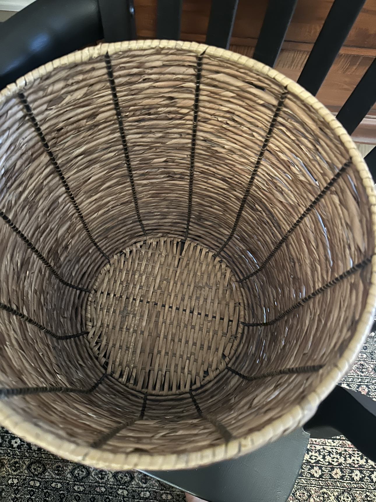 Price Firm - Wicker Basket with metal handles - photo 2