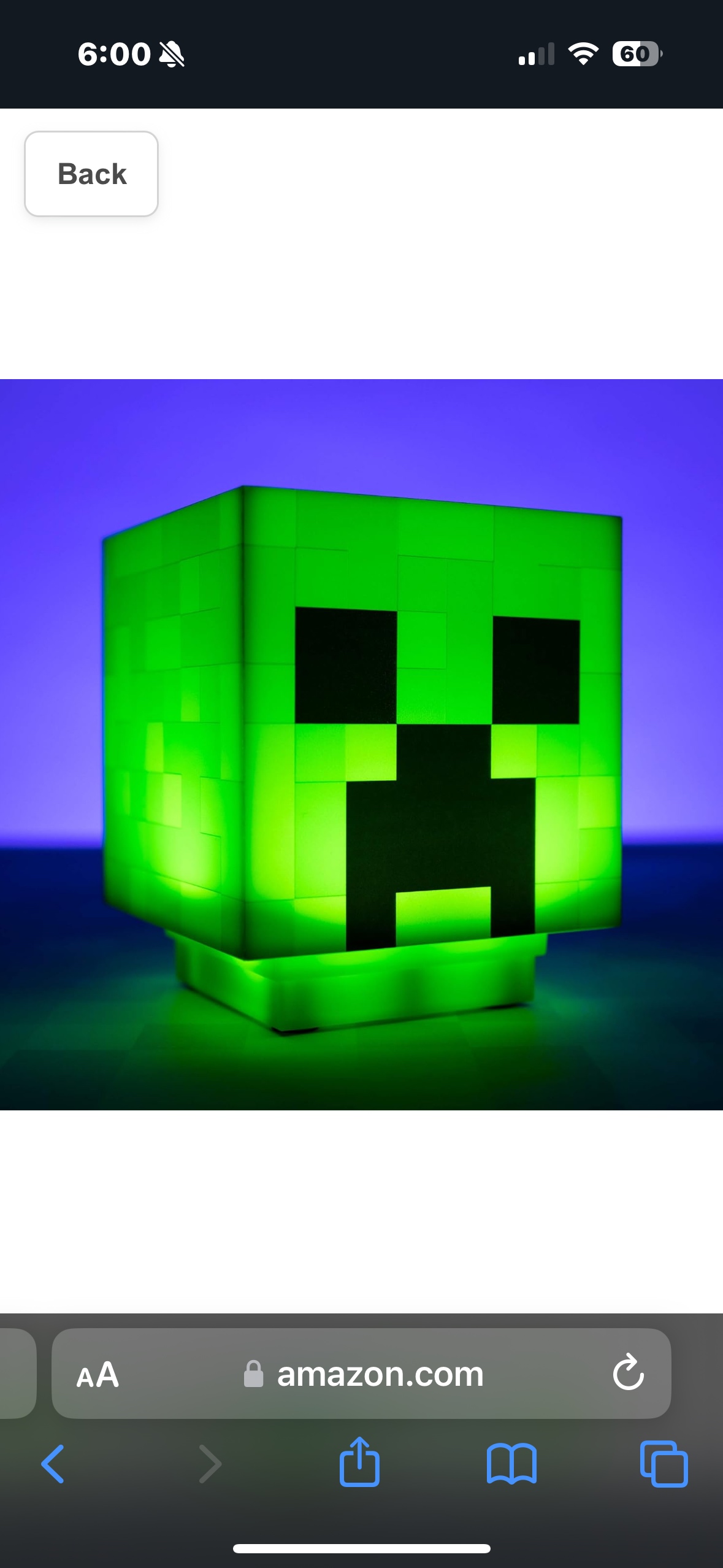Minecraft Creeper light with sound - photo 3