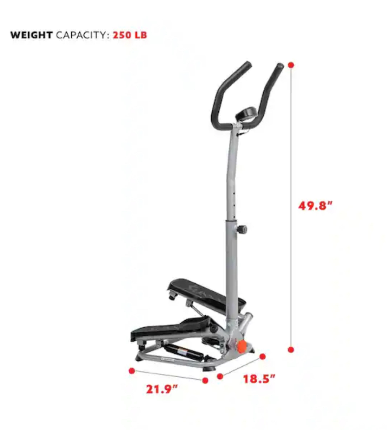 Sunny Twist Stair Stepper with Handlebar - photo 2