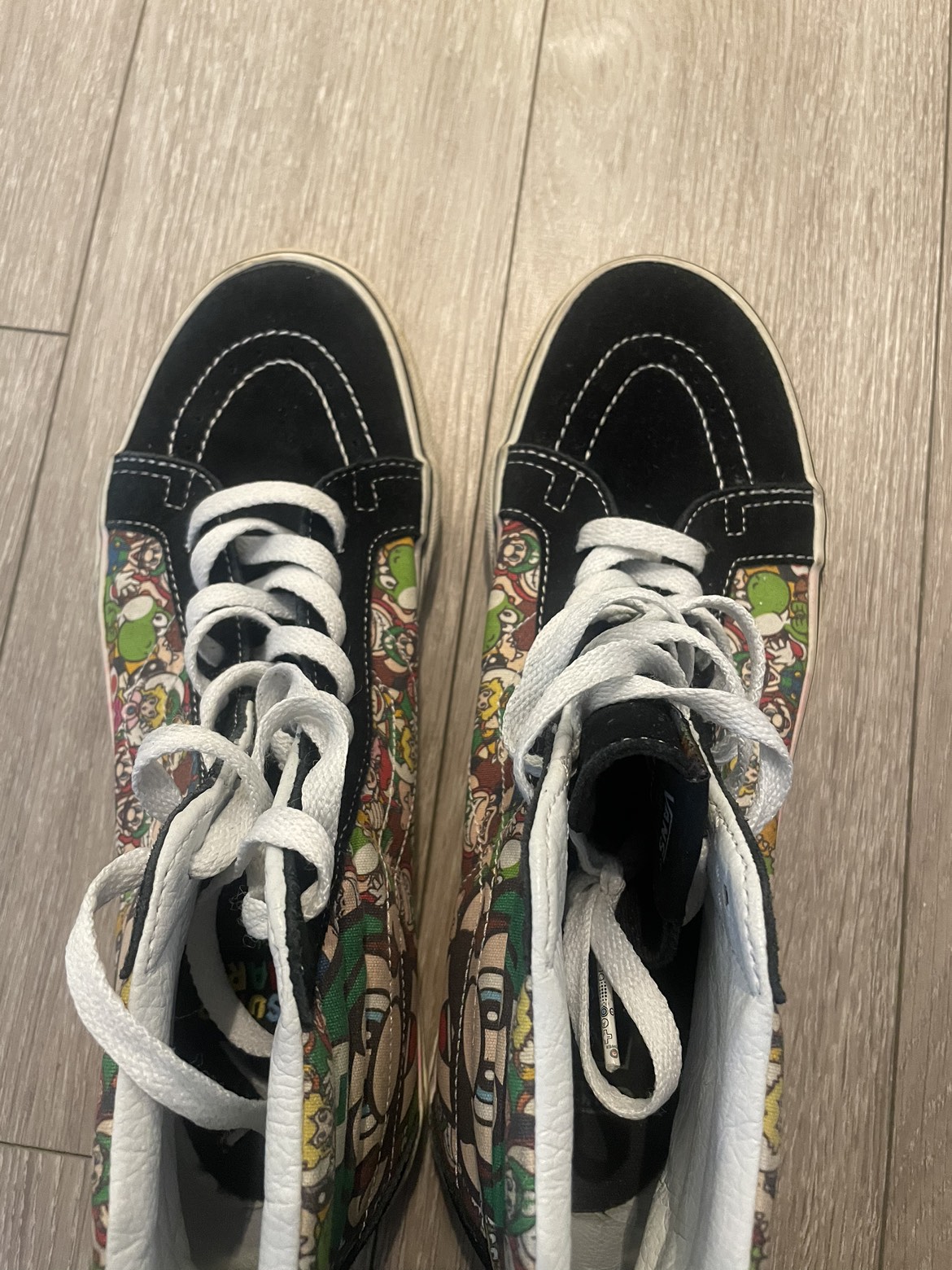 Vans Sk8 Hi Shoes Adult’s - Nintendo Super Mario Bros GAME OVER image indicator(4)