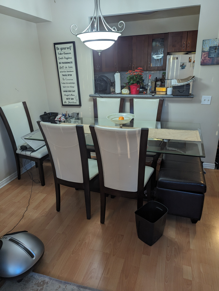 Glass dining set - photo 2