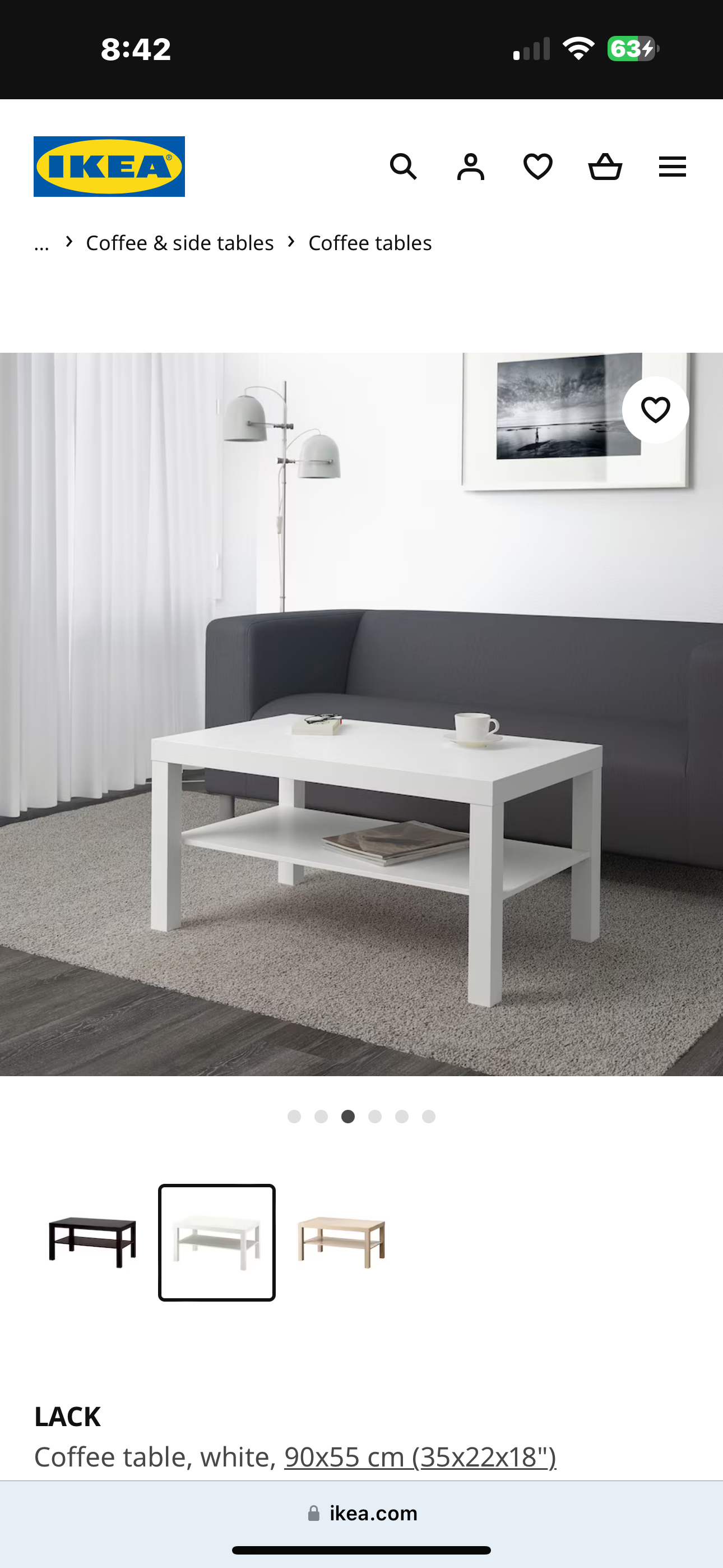 Ikea coffee table - photo 2