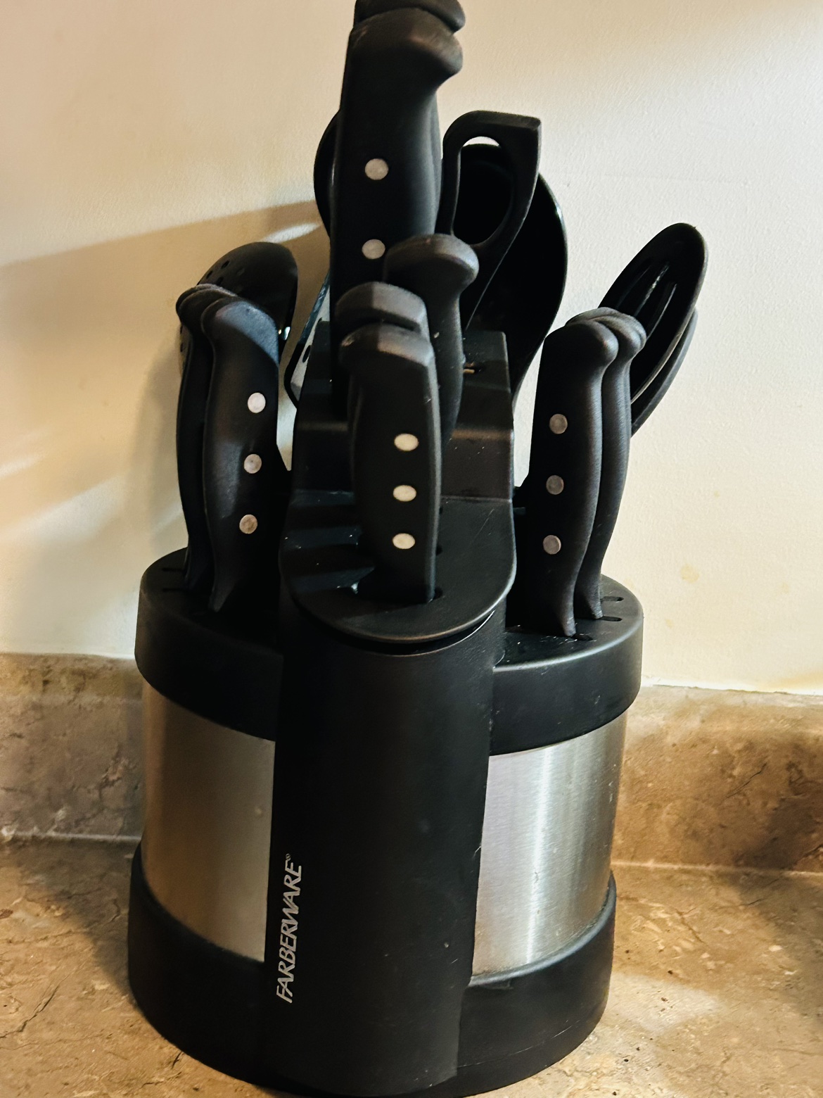 Farberware knives block