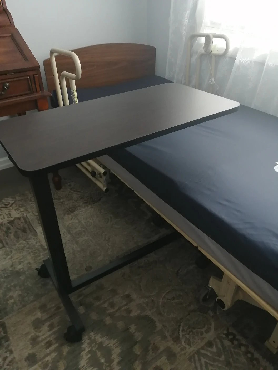 Homecare bed with mattress and side table - photo 5