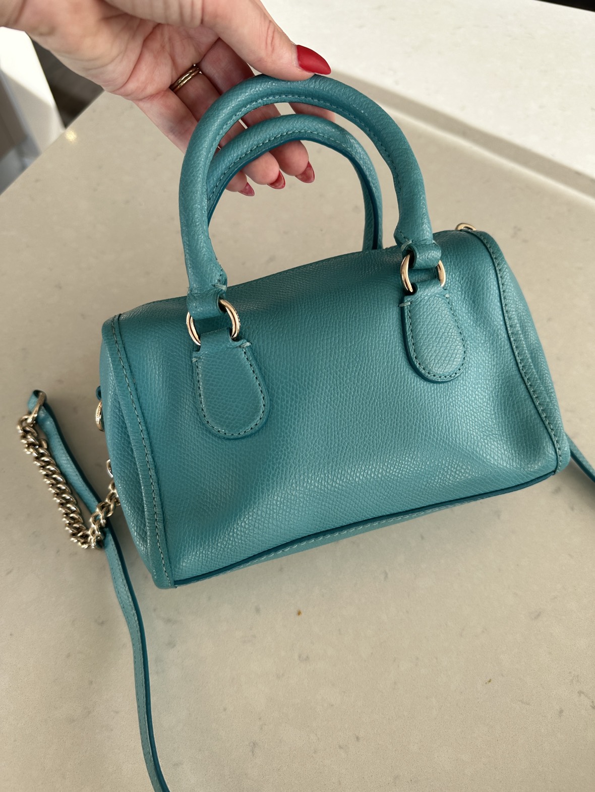 Coach Leather Super Mini Bennet Satchel Crossbody - photo 4