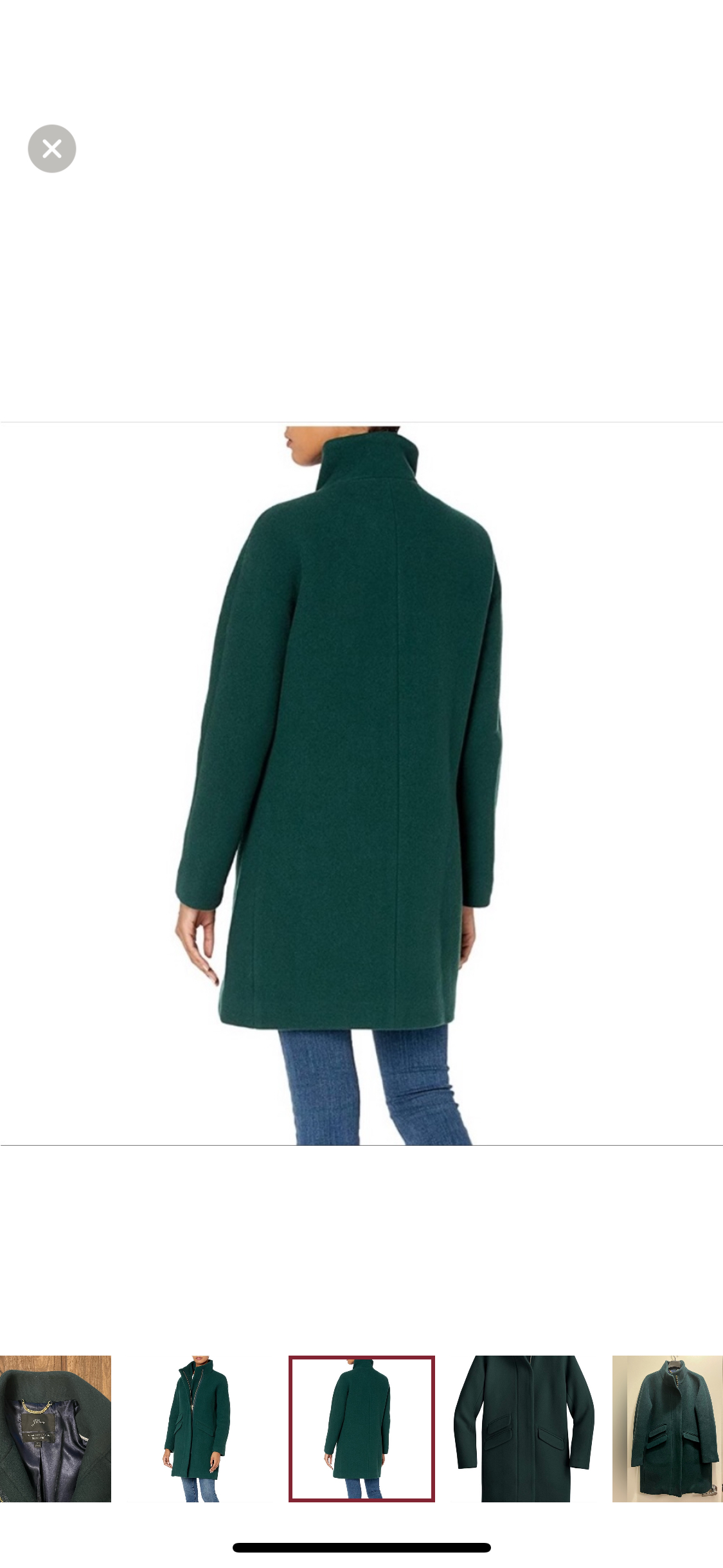 J. Crew Cocoon Coat in Stadium Wool image indicator(5)