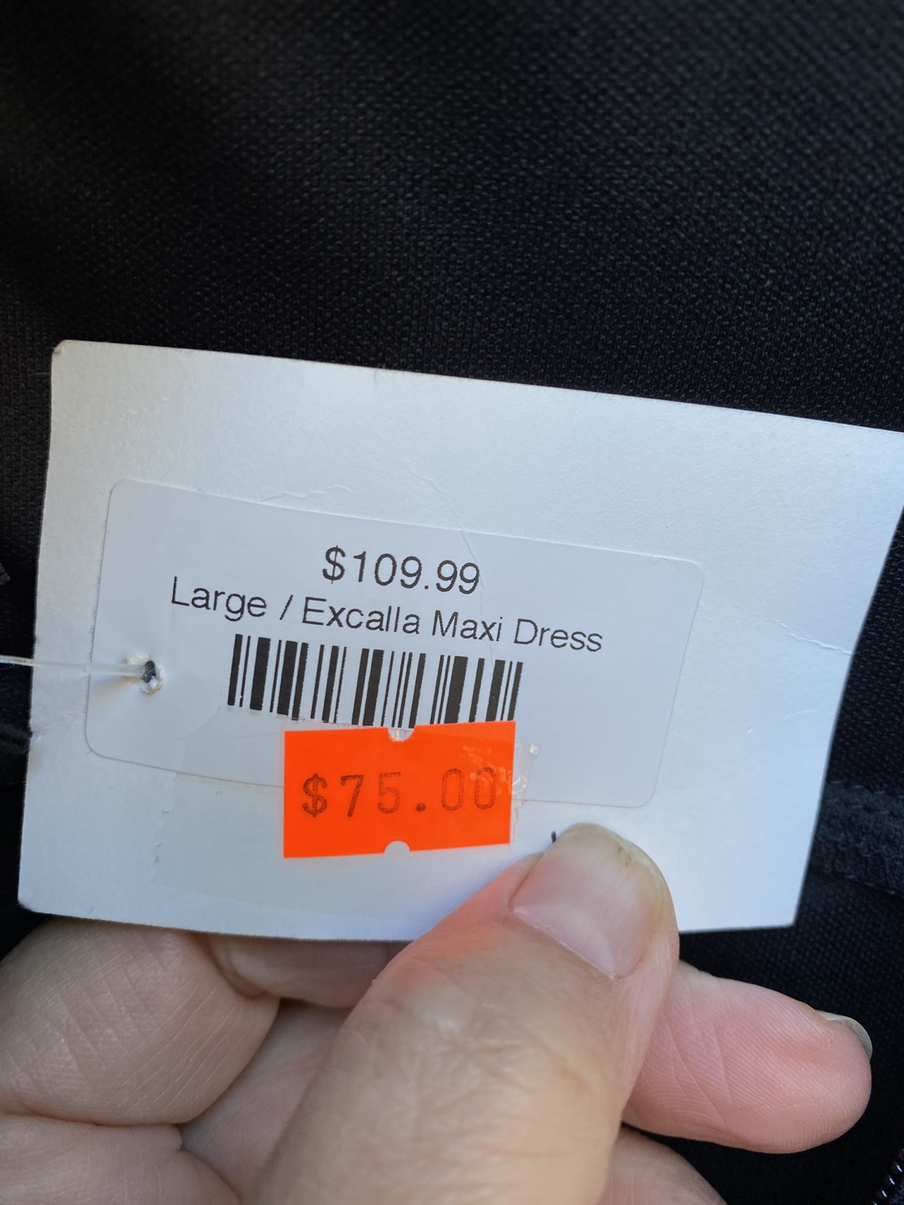 New w/Tags Long Black sequins FormalParty Gown, size Large image indicator(7)