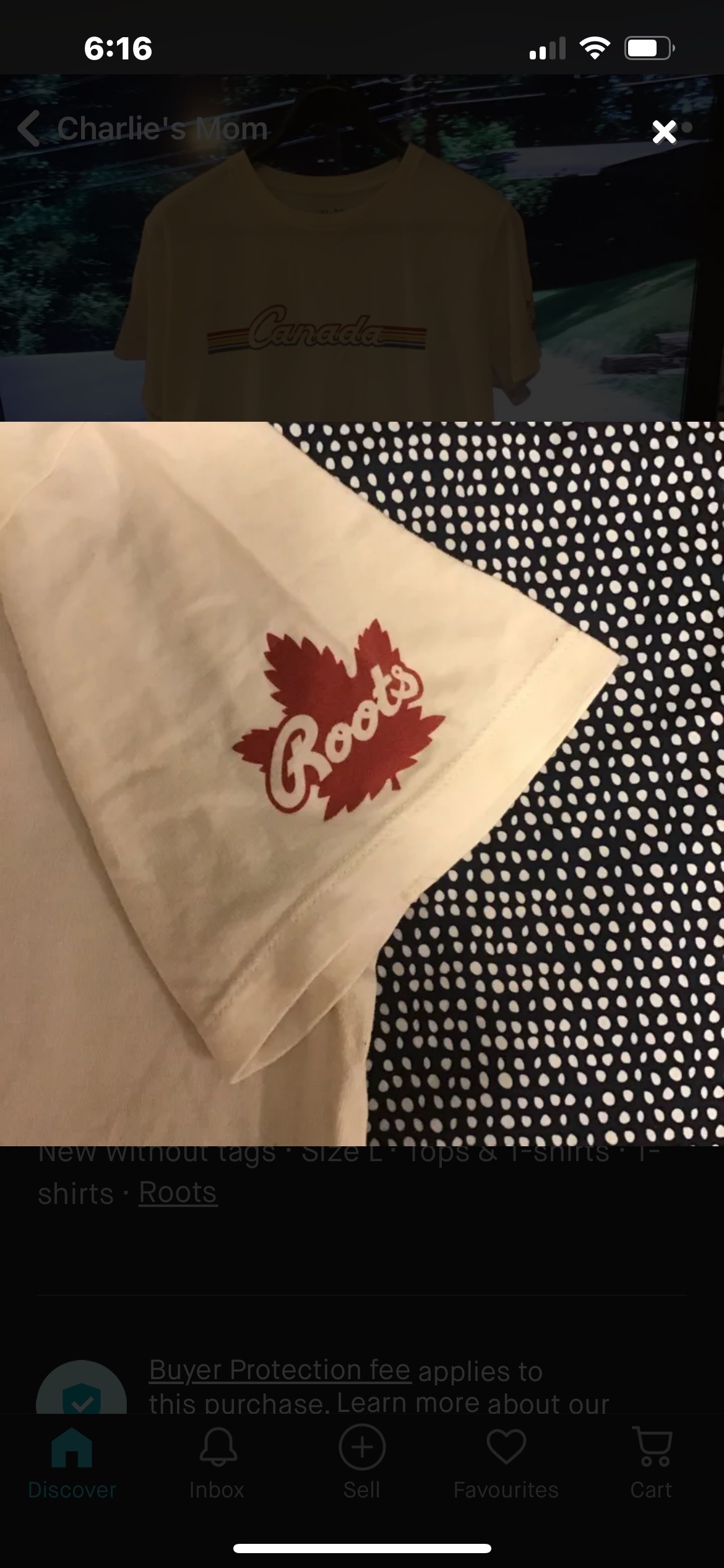 ✨✨Roots T-Shirt Adult L image indicator(4)