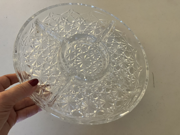 Crystal serving plate 🏈 image indicator(2)