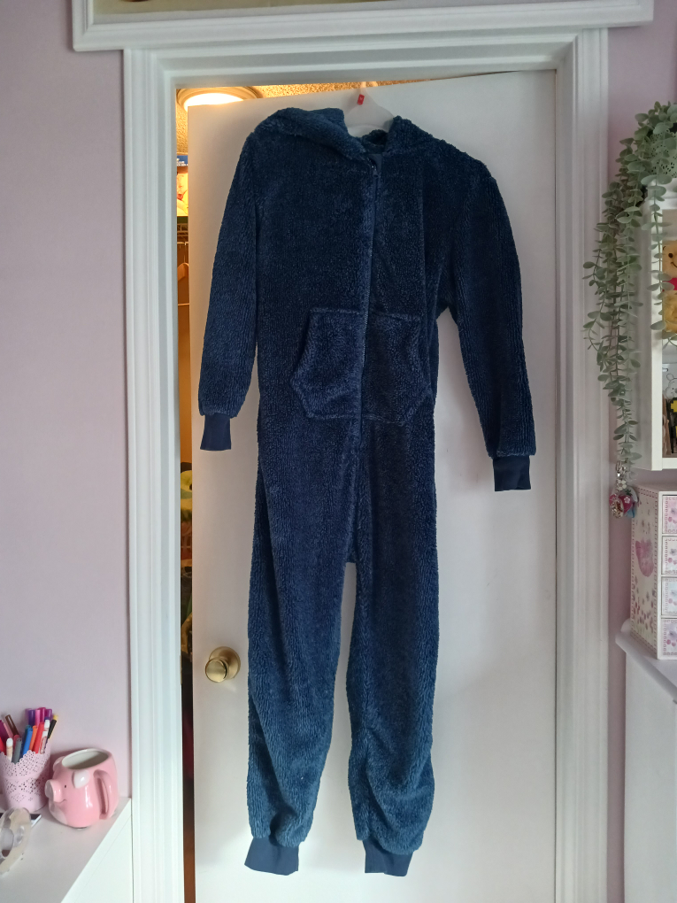 cozy onesie girl size 12-14