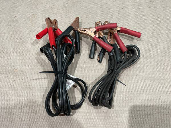 2 Sets of Used Jumper Cables thumbnail