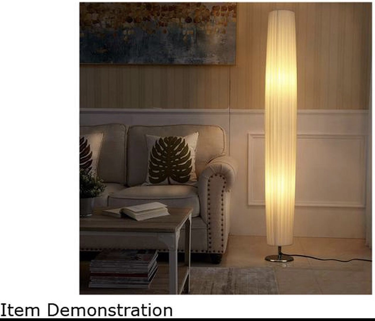 Albrillo LED Floor Lamp with Fabric Shades, 46 Inch Tall image indicator(7)