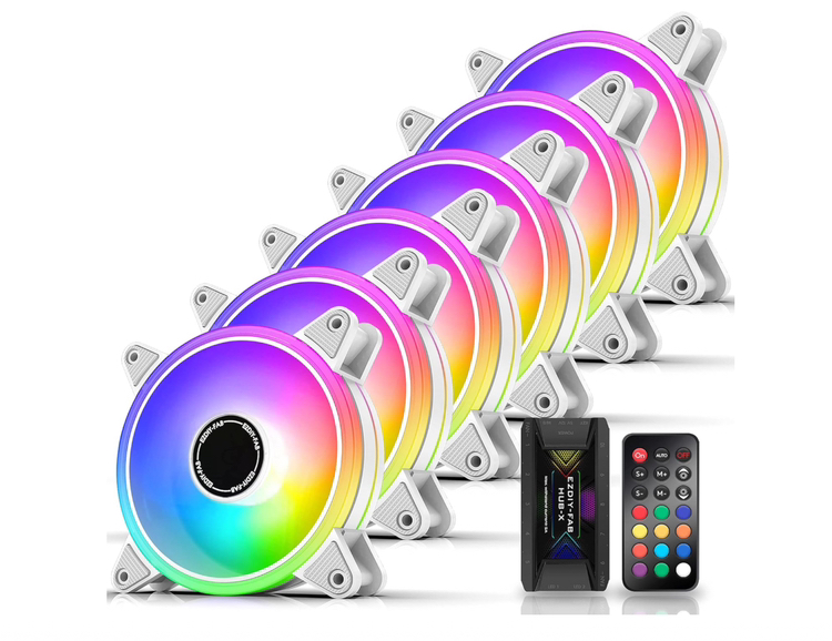 EZDIY-FAB White Moonlight 120mm RGB pc fans