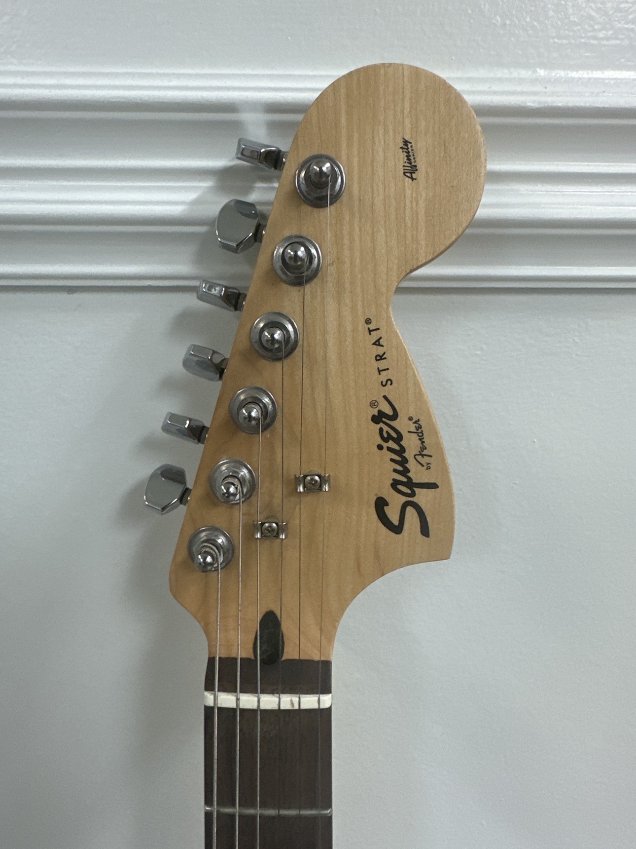 Squier stratocaster made by fender electric guitar on sale - photo 2