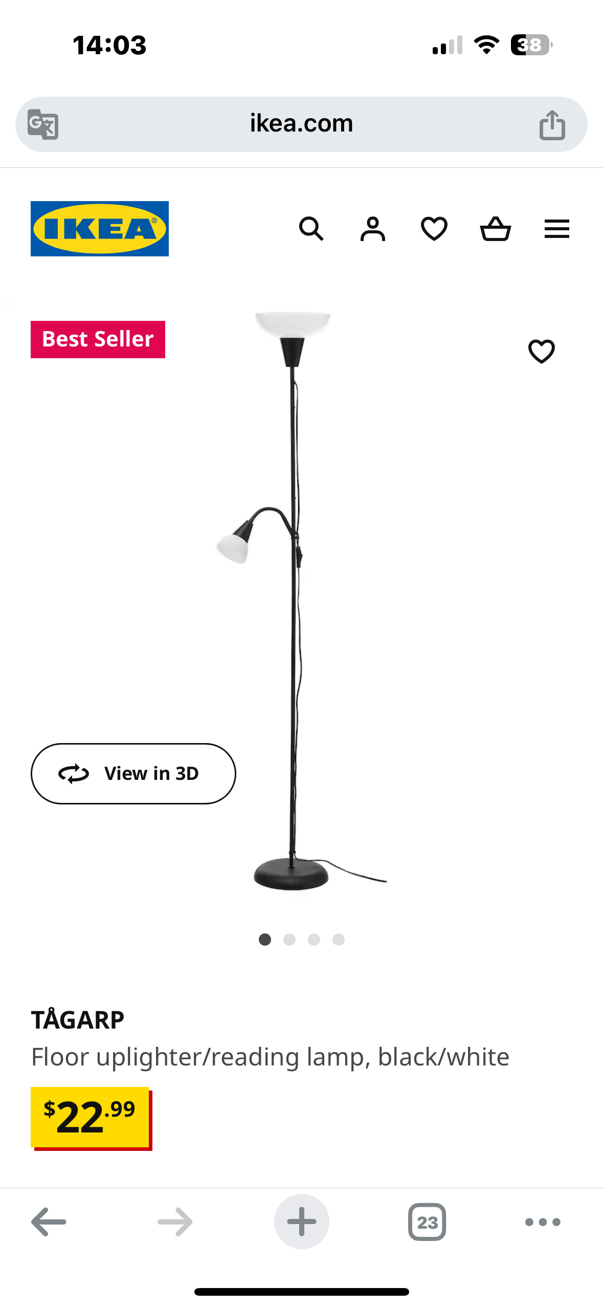 Ikea floor lamp