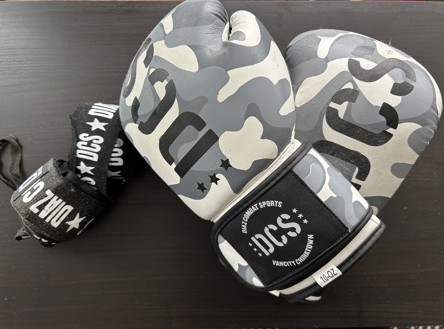 DCS Boxing Gloves with DCS Handwraps