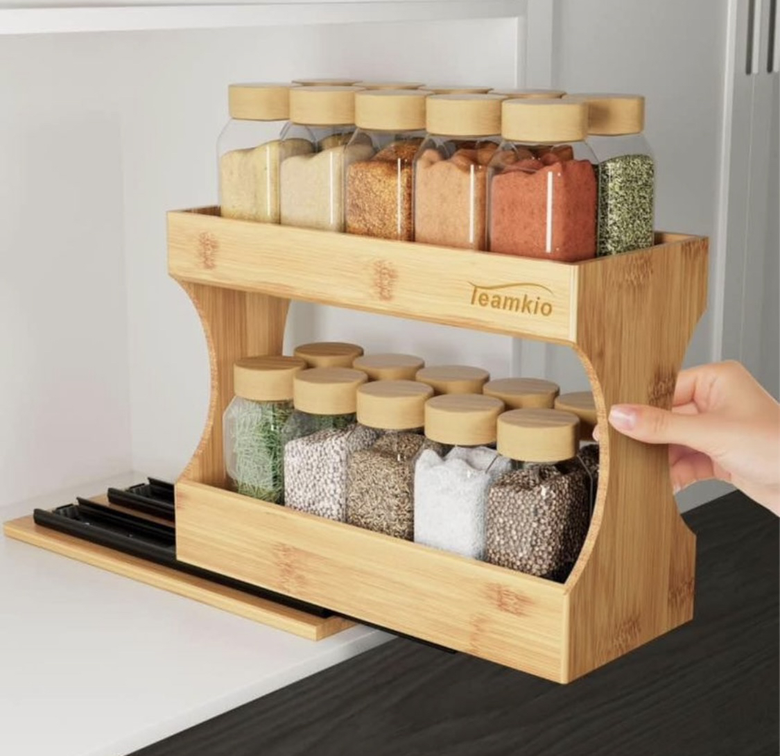 Spice Rack Organizer for Cabinet
