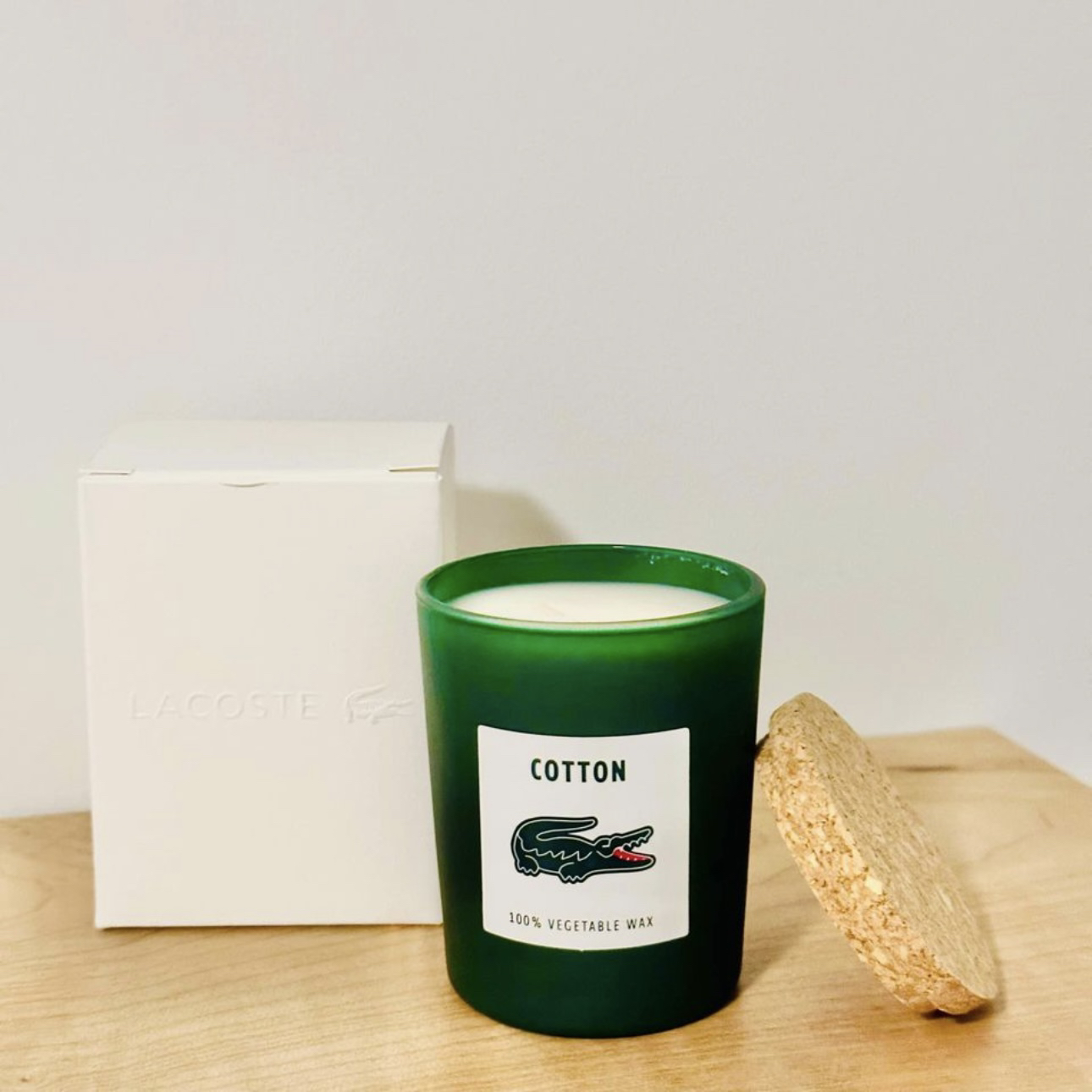Lacoste Candle - 100% Vegetable Wax - Cotton Scented thumbnail